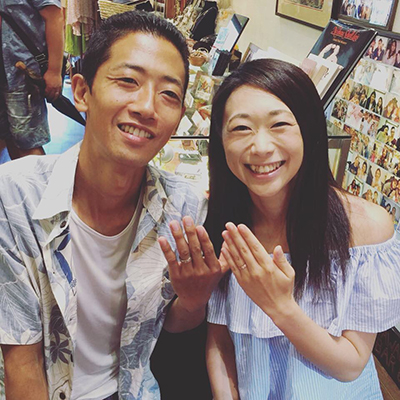 ハワイアンジュエリー 結婚指輪 マリッジリング